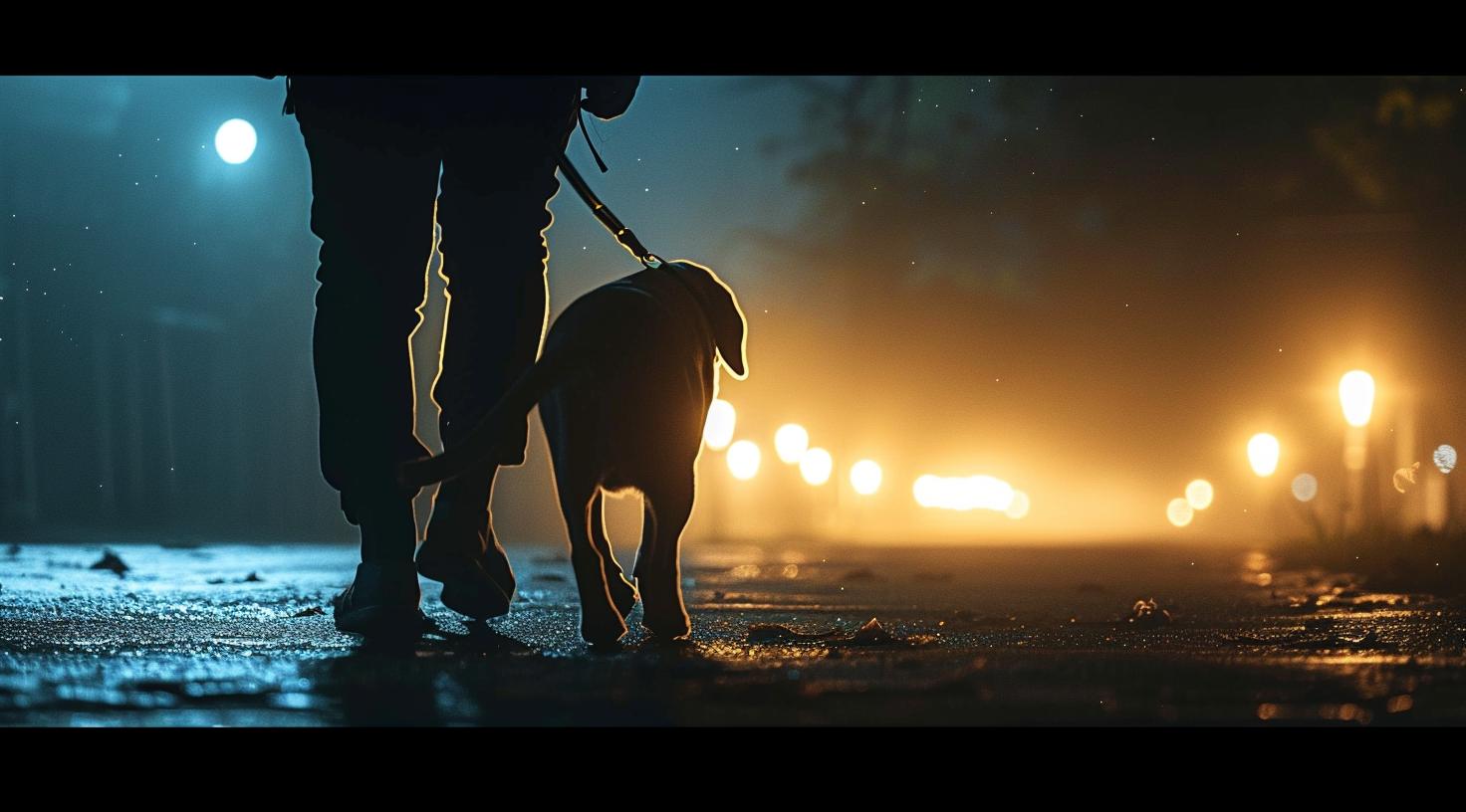 Sicherheitstipps für Hunde bei Dunkelheit